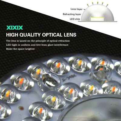 Dia125mm Round Pcb Board 4.9'' LED Retrofit Light Kit 22W रंग 3CCT 3000K/4500K/6000K CRI90 के लिए छत प्रशंसक प्रकाश प्रतिस्थापन पैनल पीसीबी छत प्रकाश एलईडी Retrofit Kit120V 2200LM