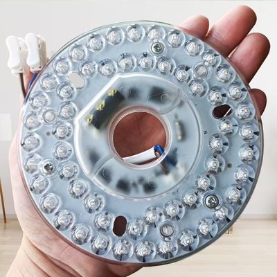 Dia125mm Round Pcb Board 4.9'' LED Retrofit Light Kit 22W रंग 3CCT 3000K/4500K/6000K CRI90 के लिए छत प्रशंसक प्रकाश प्रतिस्थापन पैनल पीसीबी छत प्रकाश एलईडी Retrofit Kit120V 2200LM