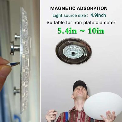 Dia100mm गोल पीसीबी बोर्ड 12w 15w एसी 110V 120V 230V 3.93' छत फ्लश लाइट के लिए रेट्रोफिट लाइट किट छत प्रशंसक प्रकाश प्रतिस्थापन पैनल पीसीबी 15W 90 डिममेबल
