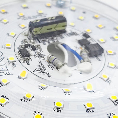 15W 100MM एलईडी लाइट इंजन भोजन कक्ष के लिए 120V छत प्रशंसक पैनल डीओबी मॉड्यूल के साथ एलईडी छत प्रशंसक प्रकाश प्रतिस्थापन