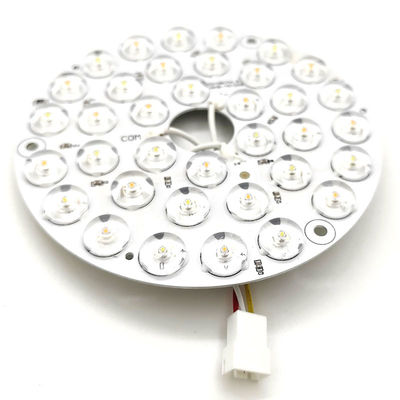 उच्च ल्यूमेन 230V 15W 110MM 36V 3CCT स्पेयर पार्ट सीलिंग फैन पीसीबी बोर्ड ड्राइवर कम एलईडी मॉड्यूल मंद और रंग समायोजन