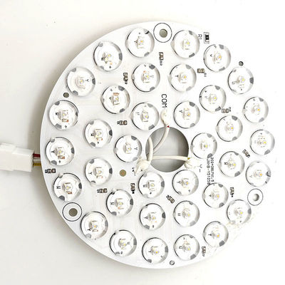 उच्च ल्यूमेन 230V 15W 110MM 36V 3CCT स्पेयर पार्ट सीलिंग फैन पीसीबी बोर्ड ड्राइवर कम एलईडी मॉड्यूल मंद और रंग समायोजन