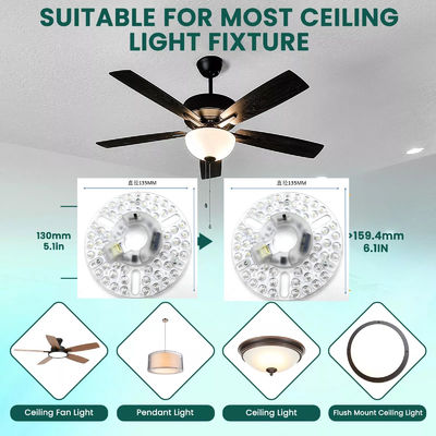 CE ERP 230V 24W 5CCT समायोज्य एलईडी छत मॉड्यूल प्रकाश छत लटकन रडार प्रेरण नियंत्रण