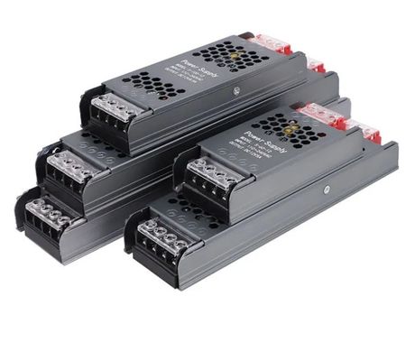 अल्ट्रा पतली और पतली बिजली की आपूर्ति 12V/24V 60W 100W 150W एलईडी ड्राइवर स्विचिंग बिजली की आपूर्ति एलईडी पट्टी प्रकाश टिन बॉक्स के लिए