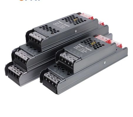 अल्ट्रा पतली और पतली बिजली की आपूर्ति 12V/24V 60W 100W 150W एलईडी ड्राइवर स्विचिंग बिजली की आपूर्ति एलईडी पट्टी प्रकाश टिन बॉक्स के लिए