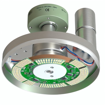 एल्यूमीनियम पीसीबी एलईडी छत पंखे प्रकाश प्रतिस्थापन - 135 मिमी व्यास, 3000K गर्म सफेद