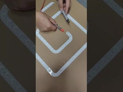 प्रकाश व्यवस्था SMD एलईडी पीसीबी मॉड्यूल 230v प्रतिस्थापन वर्ग लेंस एलईडी प्रकाश मॉड्यूल छत पैन के लिए